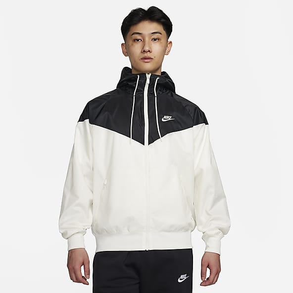 Nike ウィンドブレーカー 深かっ ホワイト/グレー